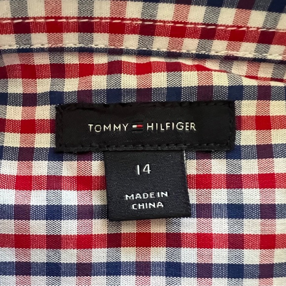 🆕 Tommy Hilfiger 👔 Big Boys Button-Up - Picture 8 of 10